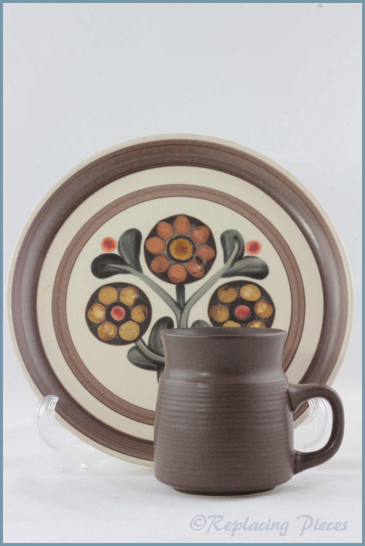 Vintage Denby Langley Mayflower pottery