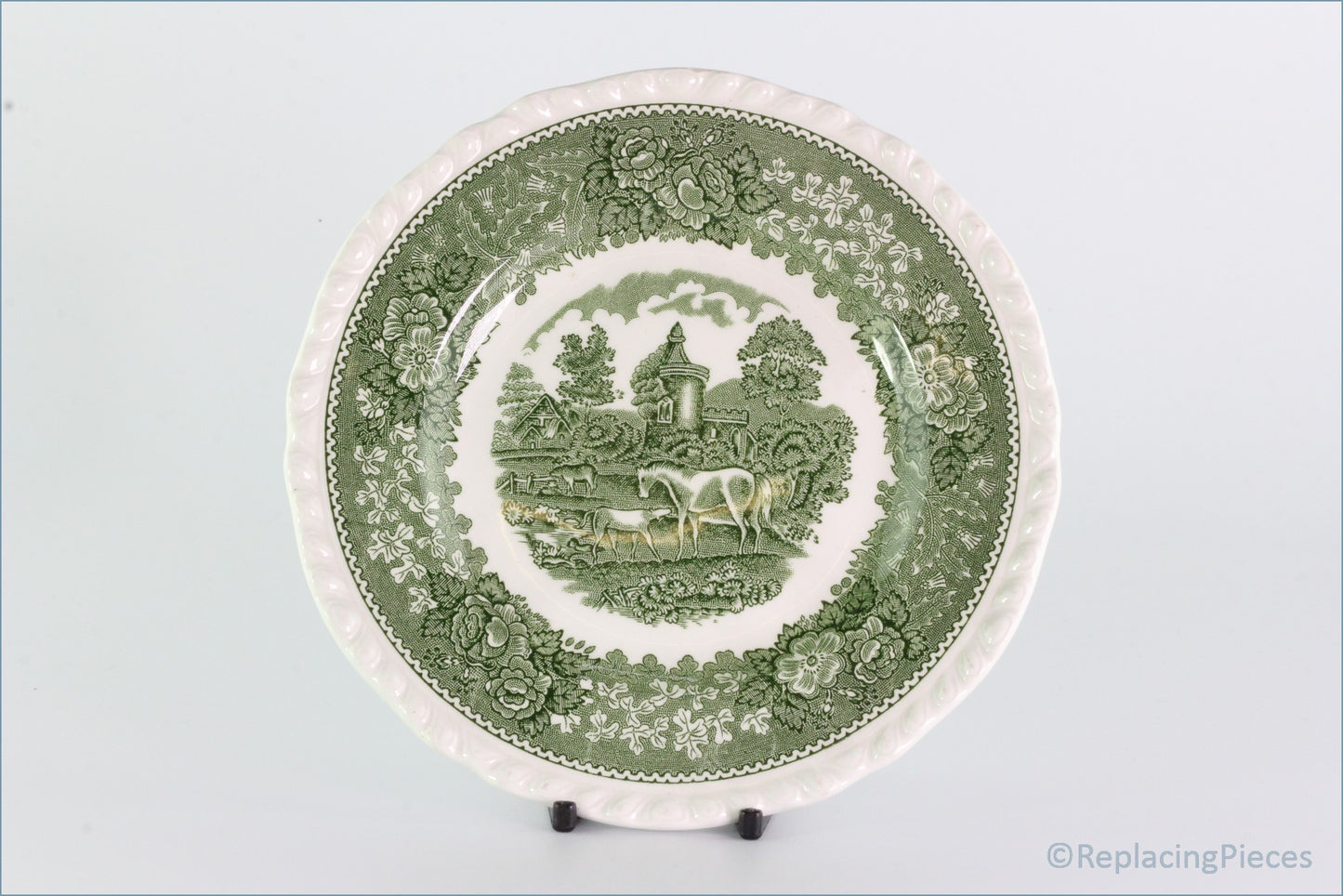 Adams - English Scenic (Green) - 7" Side Plate