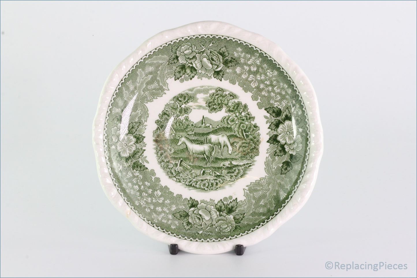 Adams - English Scenic (Green) - Tea Saucer