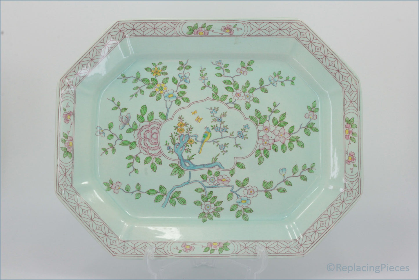 Adams - Singapore Bird - 16 1/4" Oblong Platter