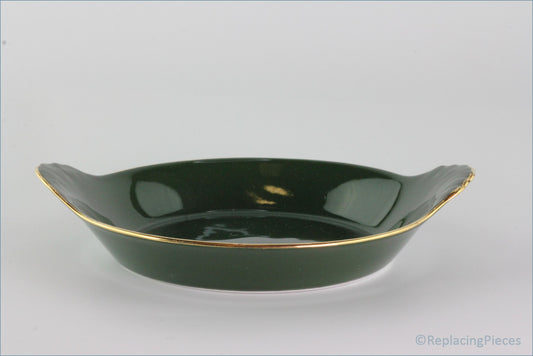 Apilco - Bistro (Green & Gold) - Round Entree Dish