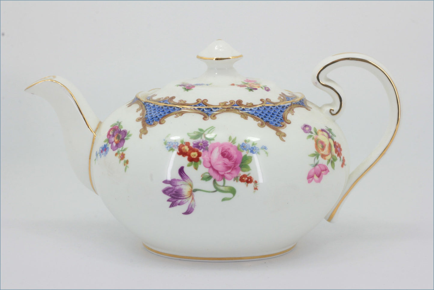 Aynsley - Tudor Blue - Teapot