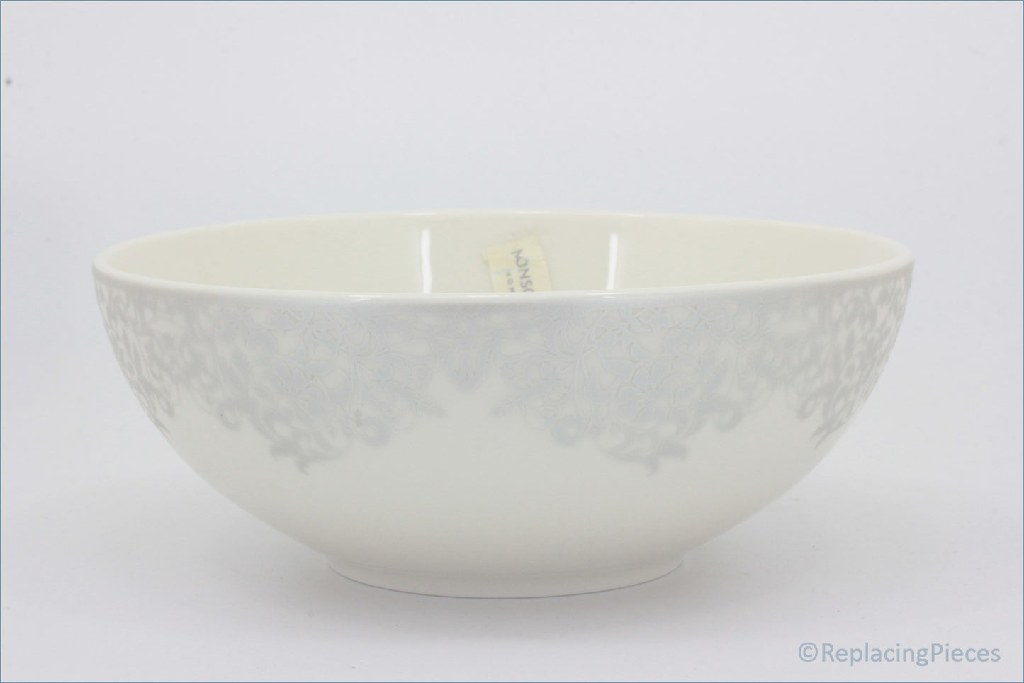 Denby - Monsoon (Filigree Silver) - Cereal Bowl