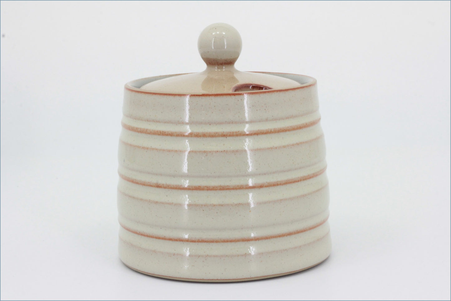 Denby - Heritage (Flagstone) - Lidded Sugar Bowl