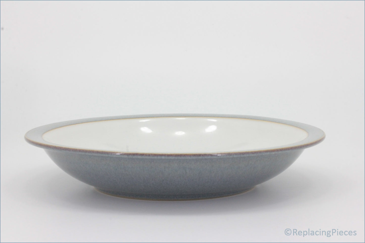 Denby - Jet - 8 1/4" Rimmed Bowl (Grey)