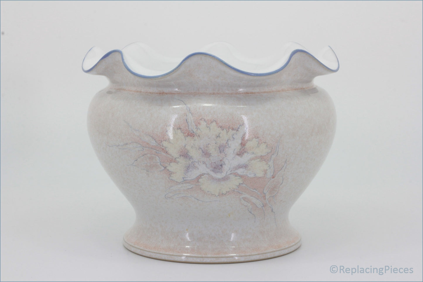 Denby - Tasmin - Fluted Planter (Hand Thrown On The Potters Wheel)