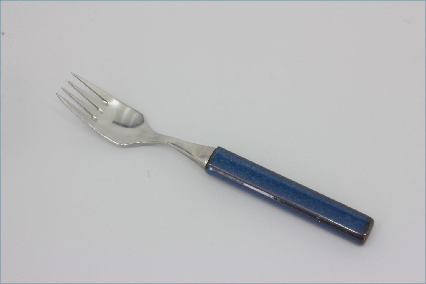 Denby - Touchstone - Sapphire - Dinner Fork - Fork with a blue handle