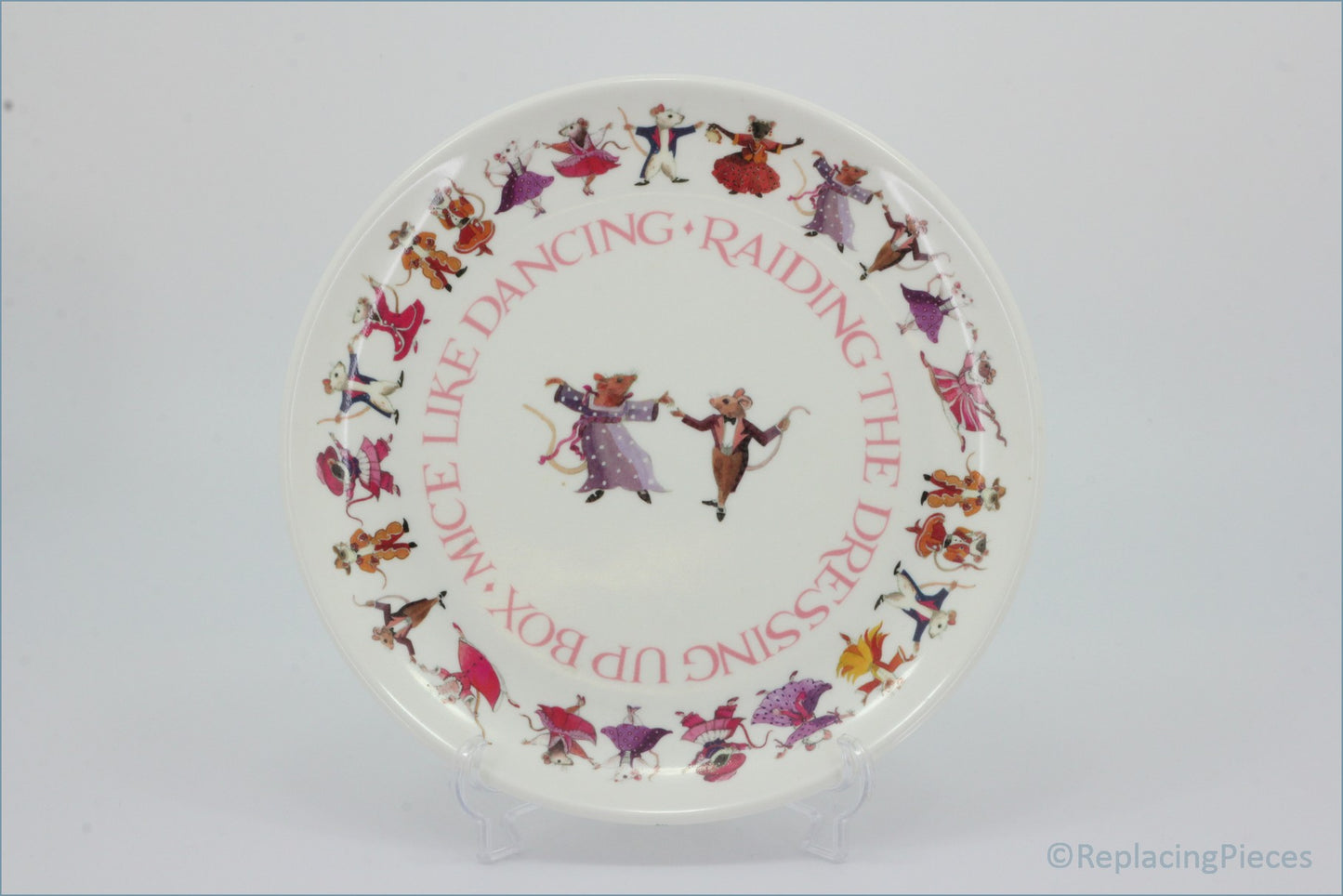 Emma Bridgewater - Dancing Mice - Melamine 8" SaPlatelad