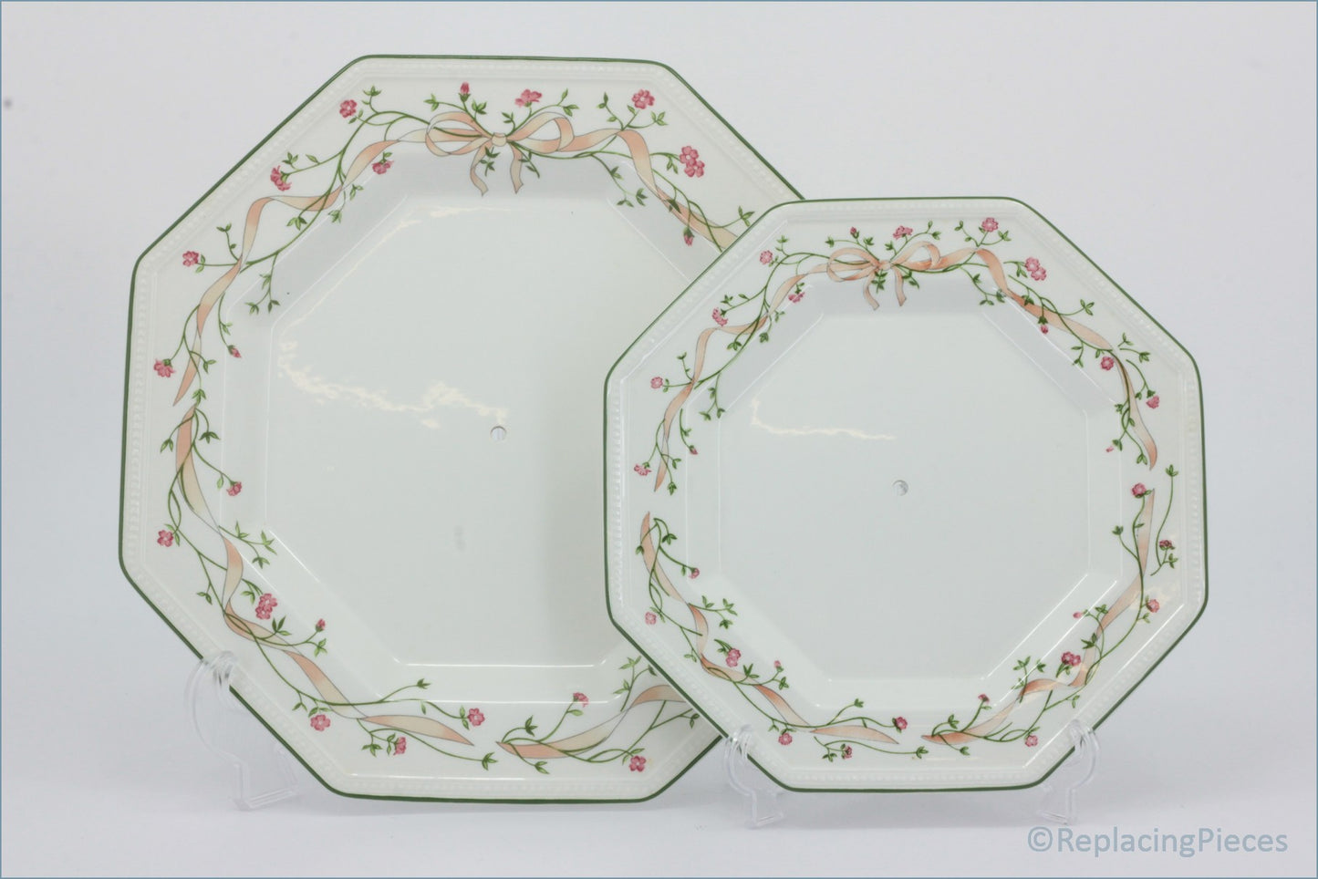 Johnson Brothers - Eternal Beau - 2 Tier Cake Stand (Plates ONLY)