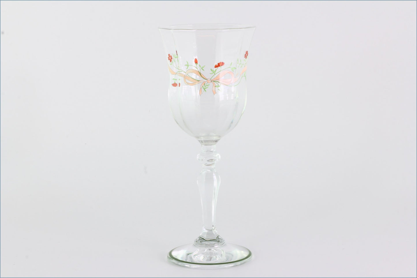 Johnson Brothers - Eternal Beau - Wine Glass (Shaped Stem - Green Line On Foot)