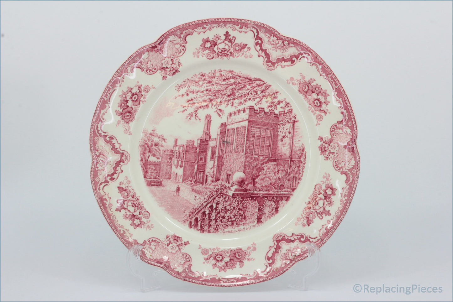 Johnson Brothers - Old Britain Castles (Pink) - 12 1/4" Round Platter