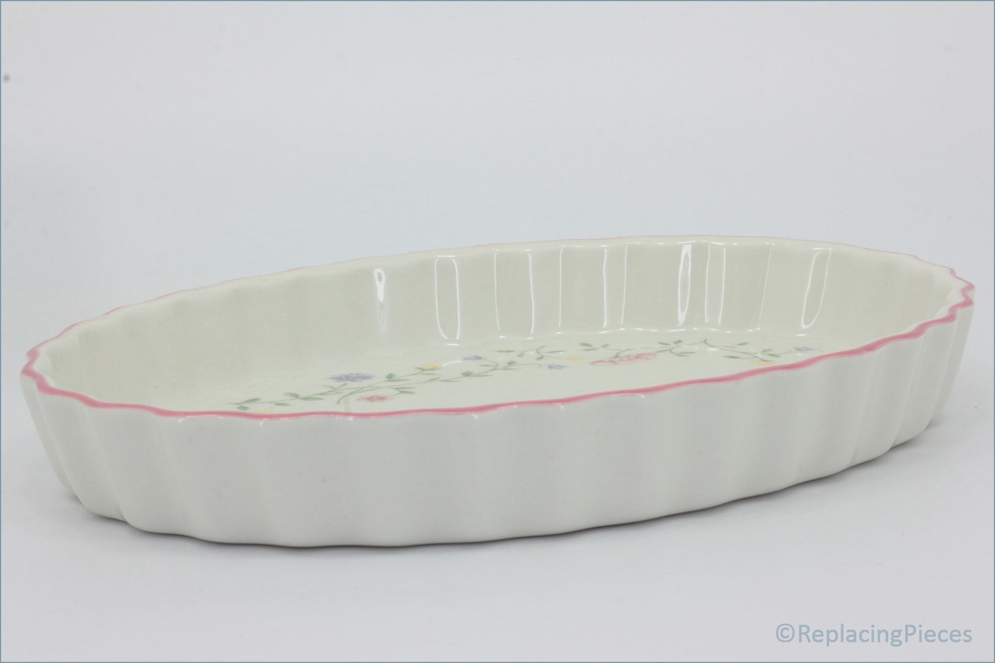 Johnson Brothers - Summer Chintz - Oval Fluted Roaster