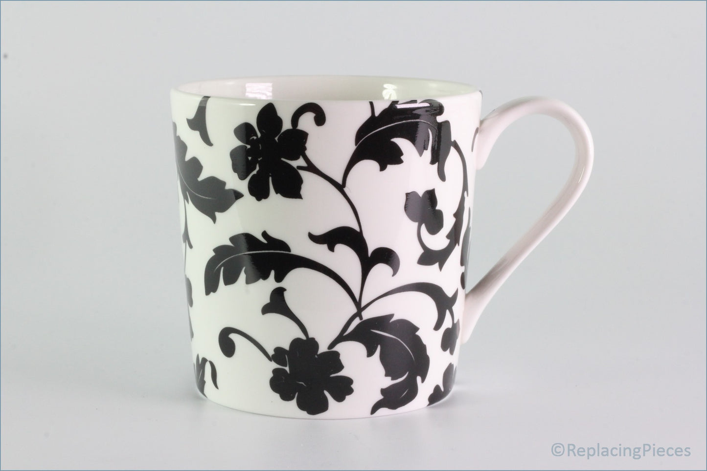 Marks & Spencer - Black Damask - Mug