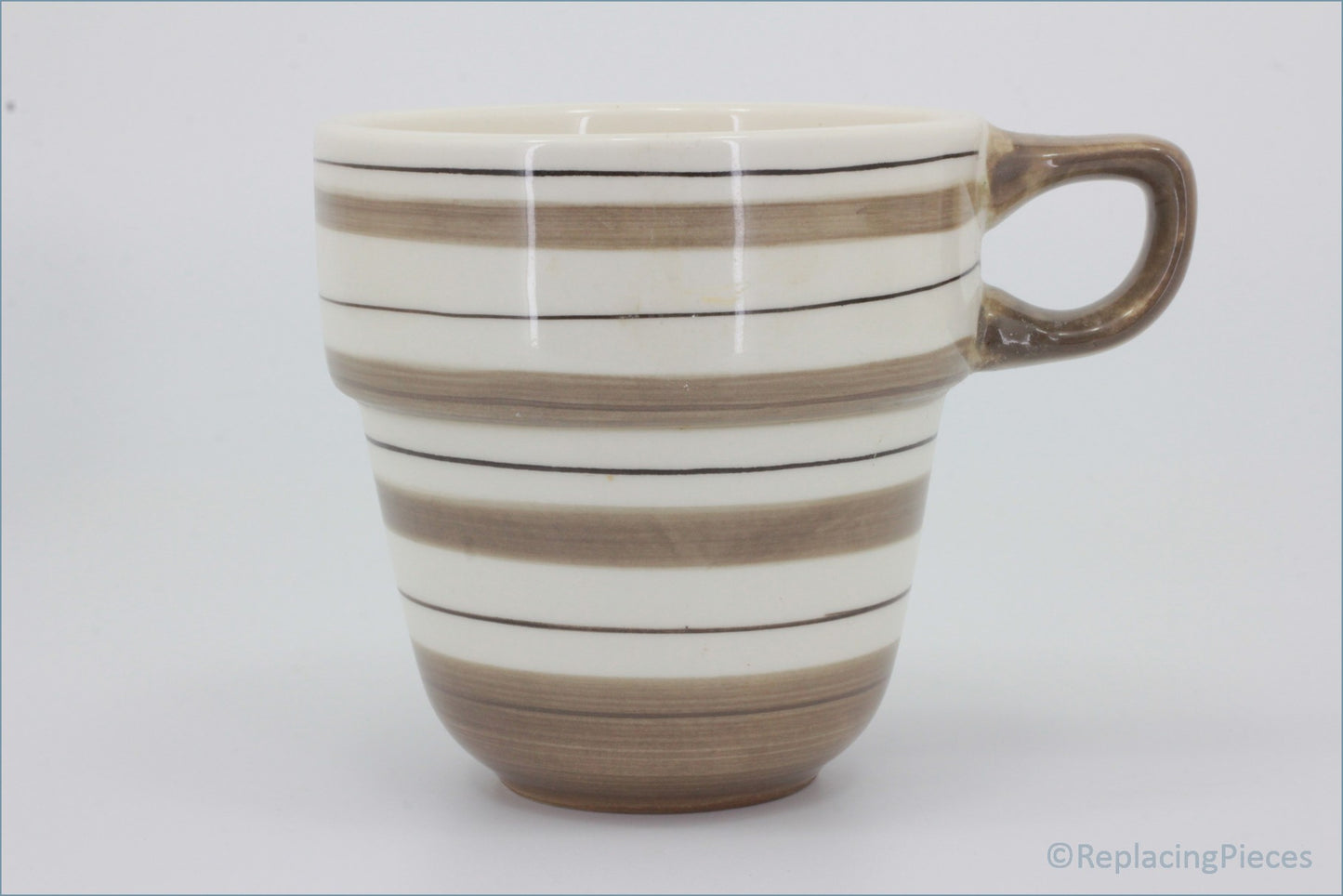Marks & Spencer - Polka Dot - Stacking Mug (Stripes - Coffee)