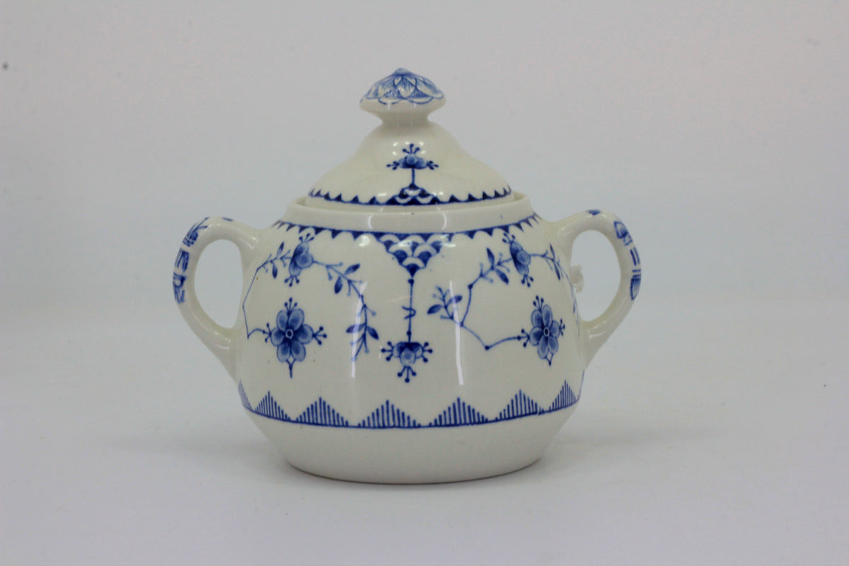 Masons - Denmark (Blue) - Lidded Sugar Bowl