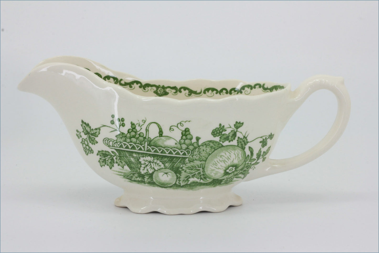 Masons - Fruit Basket (Green) - Gravy Boat