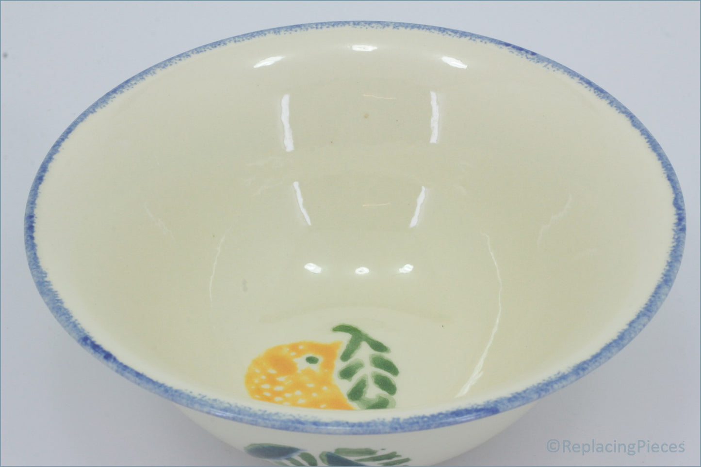 Poole - Dorset Fruit - 6 1/2" Flared Cereal Bowl (Orange)