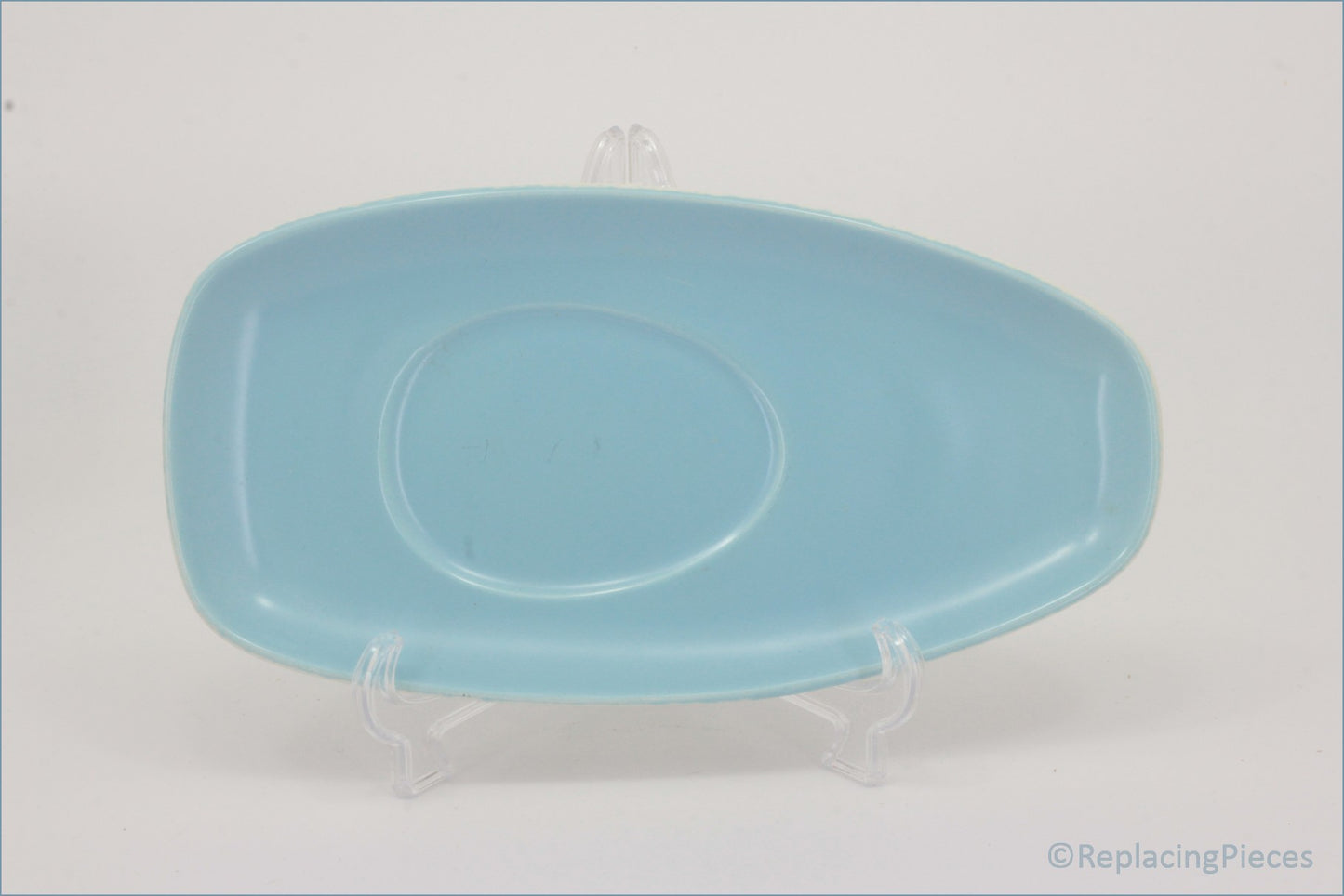Poole - Dove Grey & Sky Blue - Gravy Boat Stand