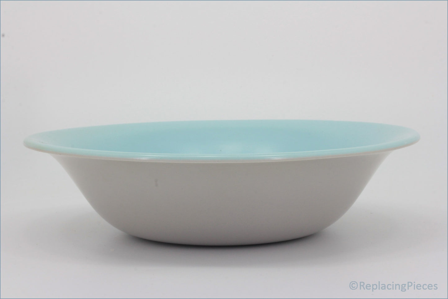 Poole - Dove Grey & Sky Blue - 10 1/4" Salad Bowl