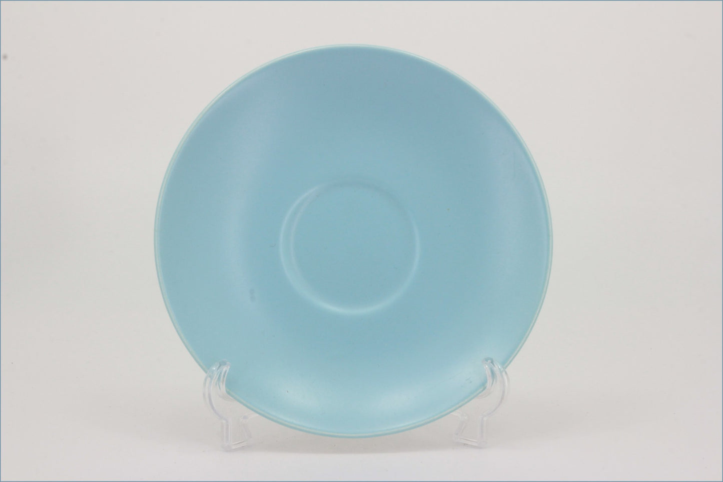 Poole - Dove Grey & Sky Blue - Tea Saucer