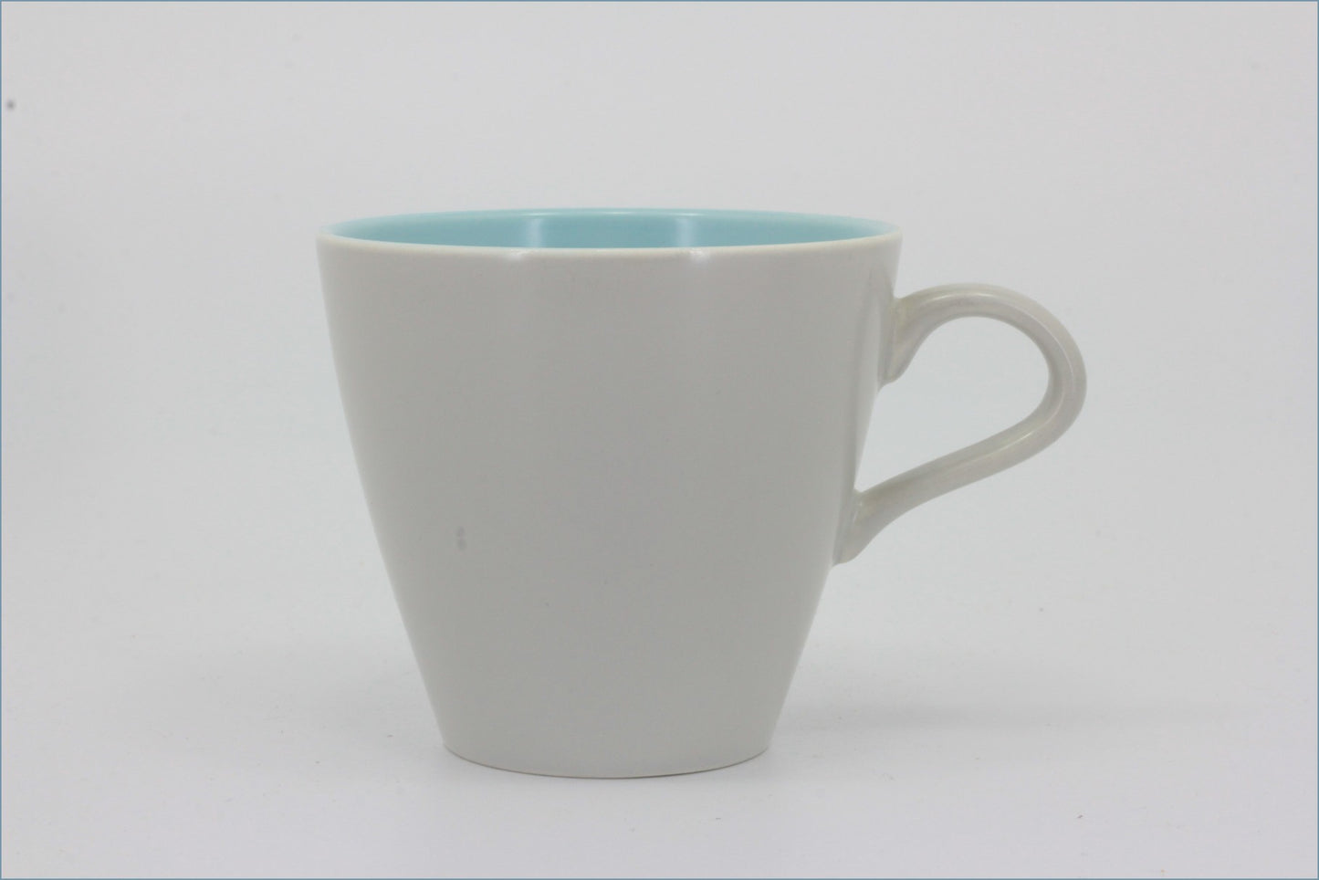 Poole - Dove Grey & Sky Blue - Teacup (Tall)
