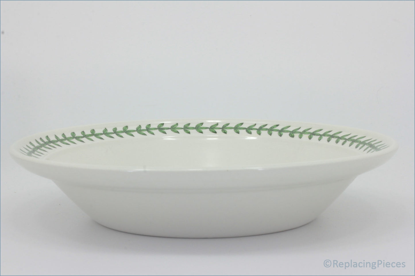 Portmeirion - Botanic Garden - 8 3/8" Rimmed Bowl (Barbados Cotton Flower)