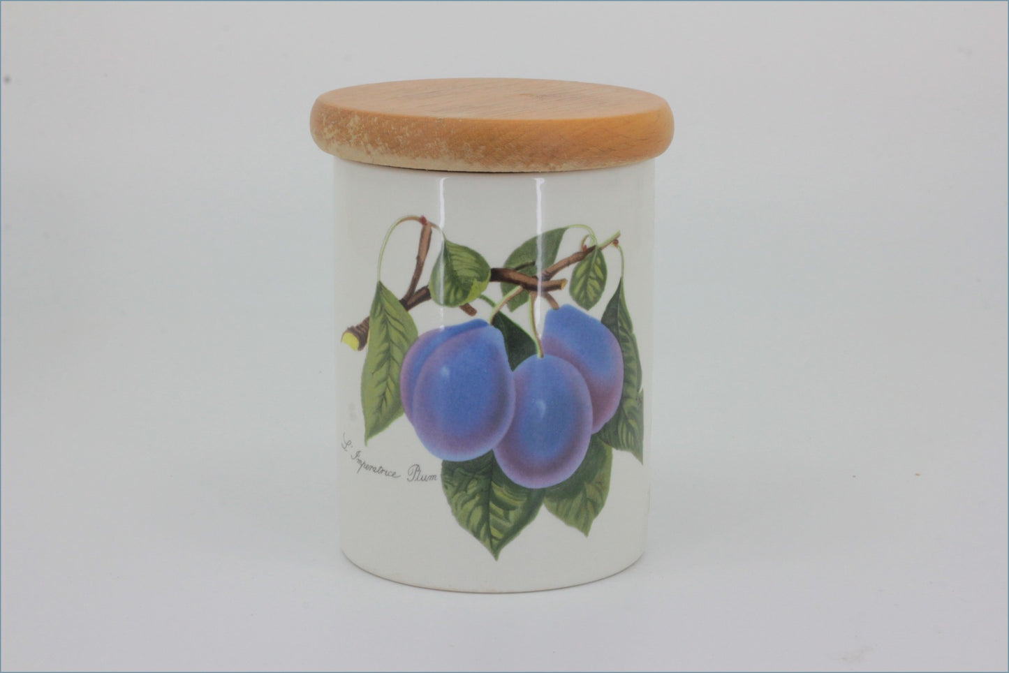Portmeirion - Pomona - 4 5/8" Tall Storage Jar (L'Imperatrice Plum - no seal)