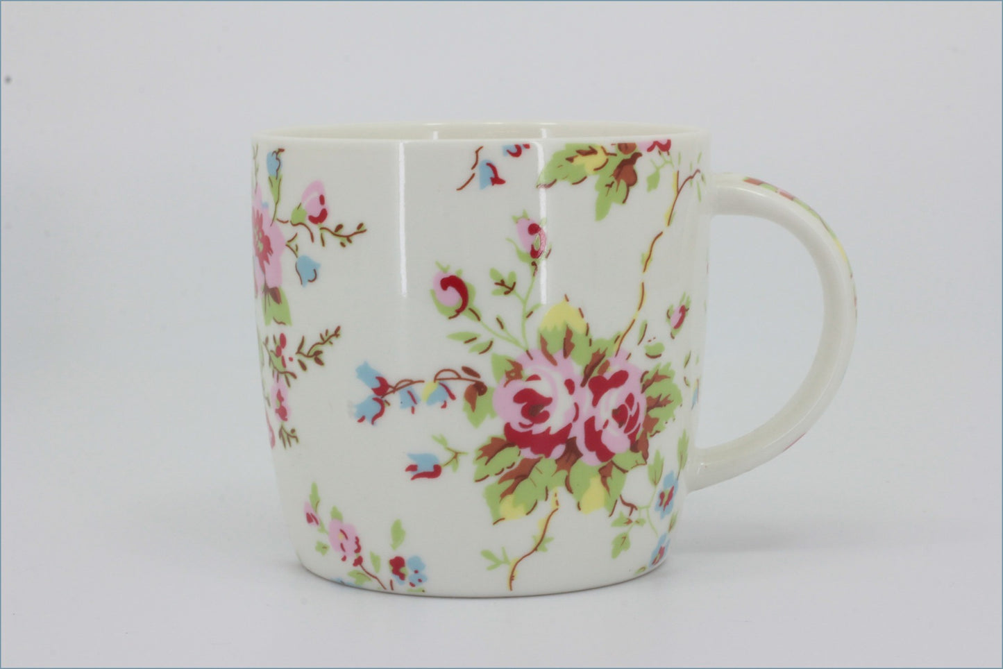 Queens - Cath Kidston - Mug (White With Pink & Red Roses)