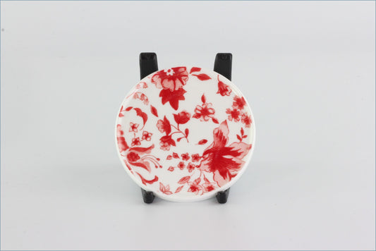 RPW222 - Whittards - Red Floral - Coaster