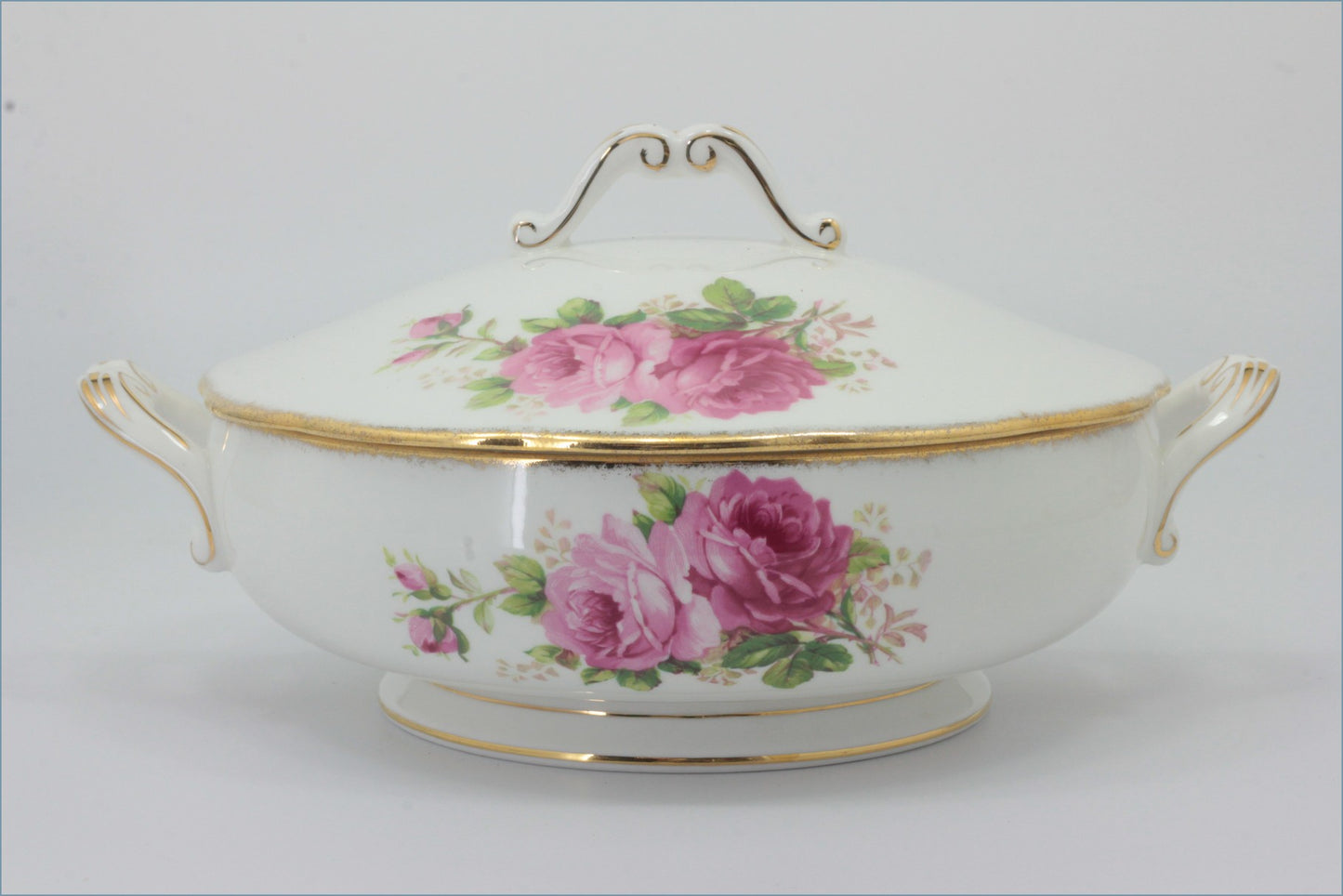 Royal Albert - American Beauty - Lidded Vegetable Dish