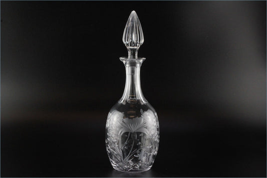 Royal Brierley - Honeysuckle - Wine Decanter (Non-Ribbed Bottom)