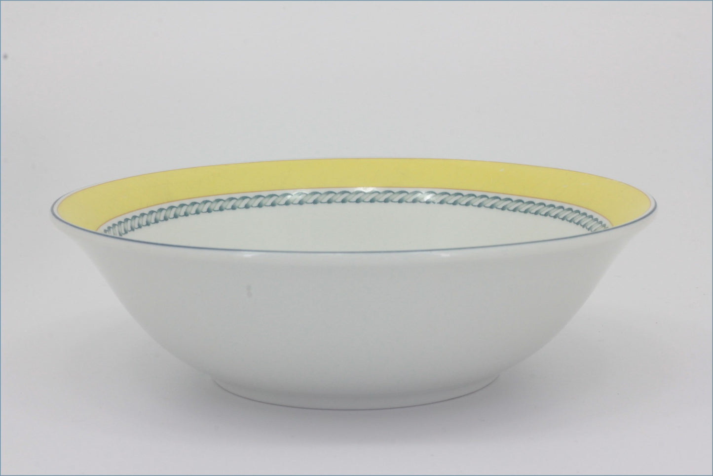 Royal Doulton - Blueberry (Yellow Rim) - Cereal Bowl