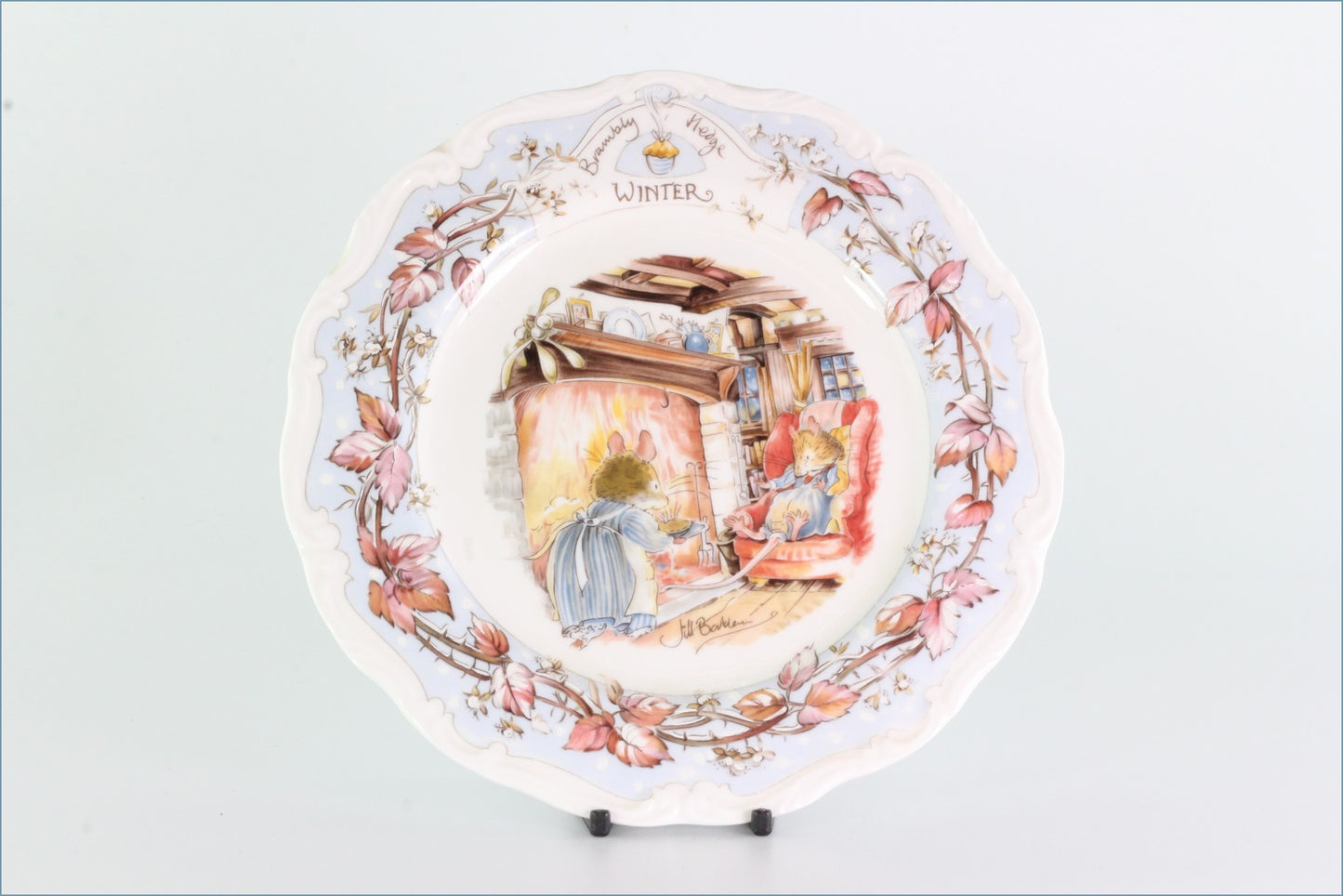 Royal Doulton - Brambly Hedge (Seasons) - Salad Plate (Winter)