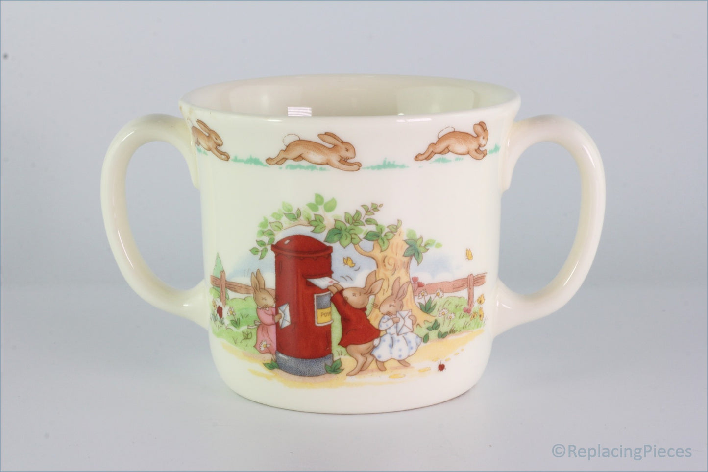 Royal Doulton - Bunnykins - 2 Handled Mug (Posting A Letter)