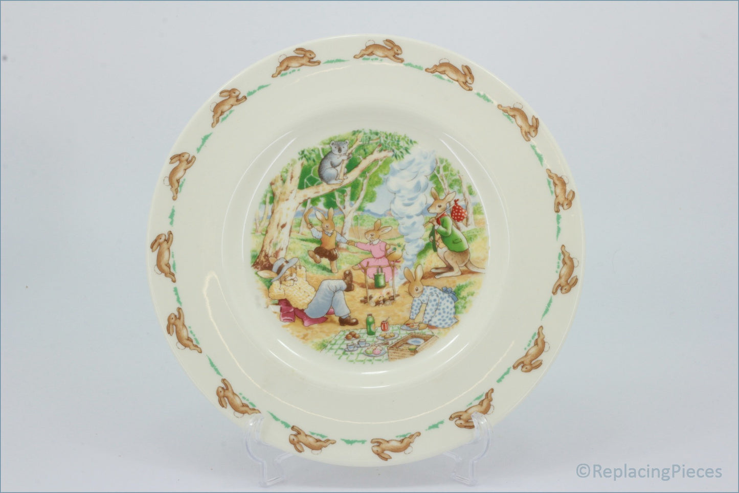 Royal Doulton - Bunnykins - 8 1/8" Salad Plate (Picnic)