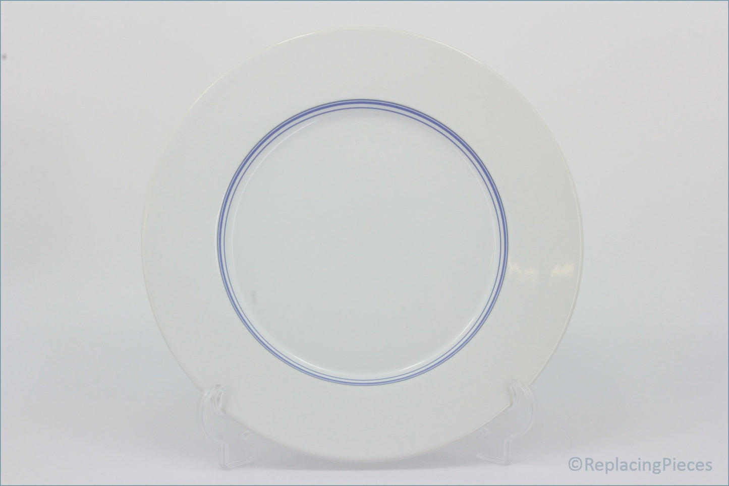 Royal Doulton - Chophouse Blue - Dinner Plate - Clear circular object with blue outline on a white background