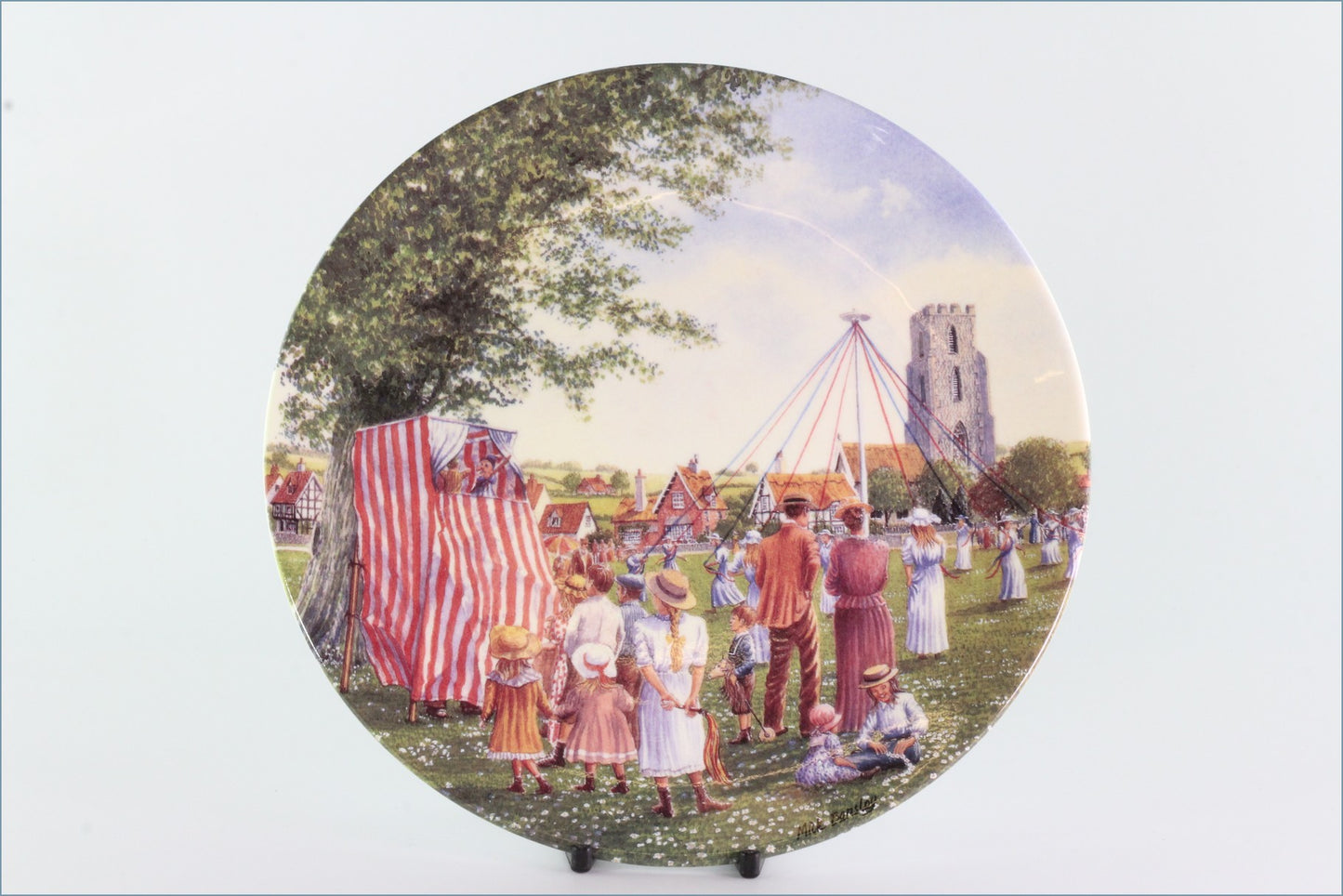 Royal Doulton - Journey Through The Village - The Village Green (no.7)