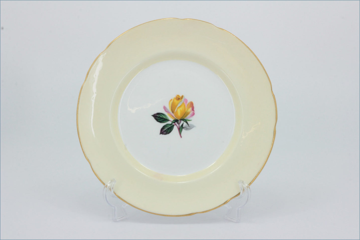 Royal Standard - Floral Harlequin - 6 1/4" Side Plate (Cream)