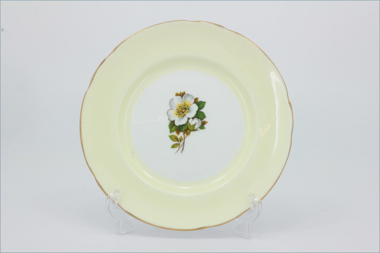 Royal Standard - Floral Harlequin - 6 1/4" Side Plate (Yellow)