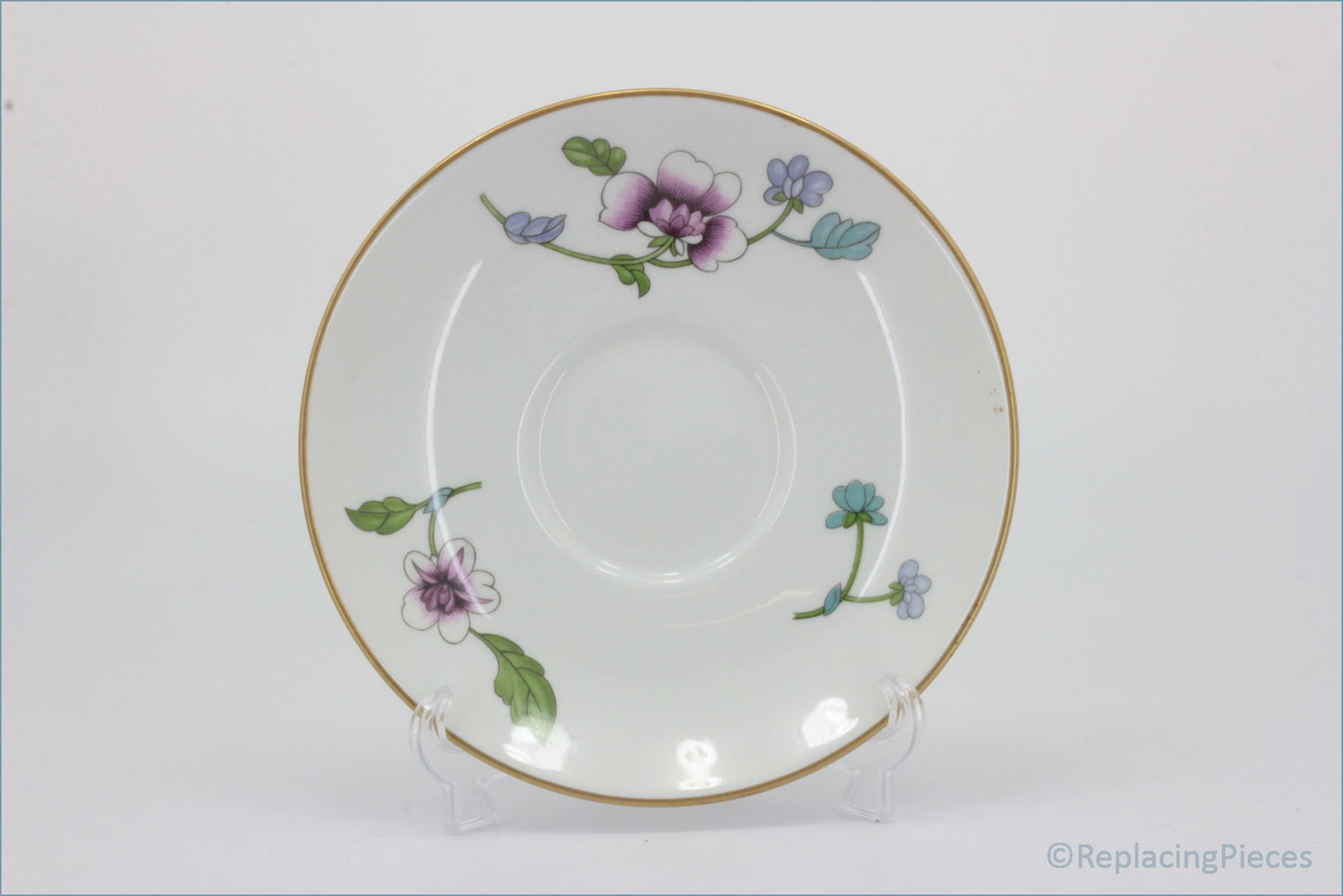 Royal Worcester - Astley (Gold Edge) - Breakfast Cup Saucer