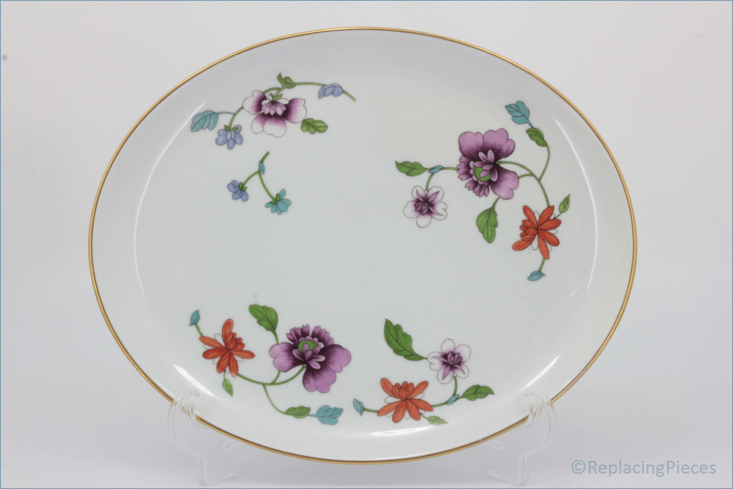 Royal Worcester - Astley (Gold Edge) - 12" Oval Platter