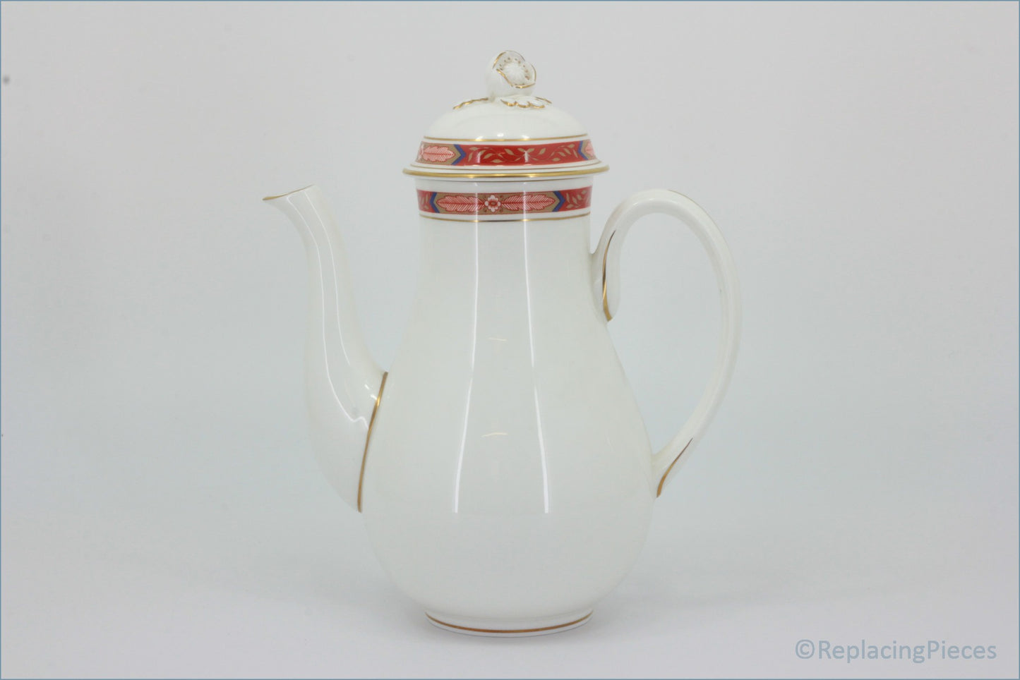 Royal Worcester - Beaufort Red - Coffee Pot