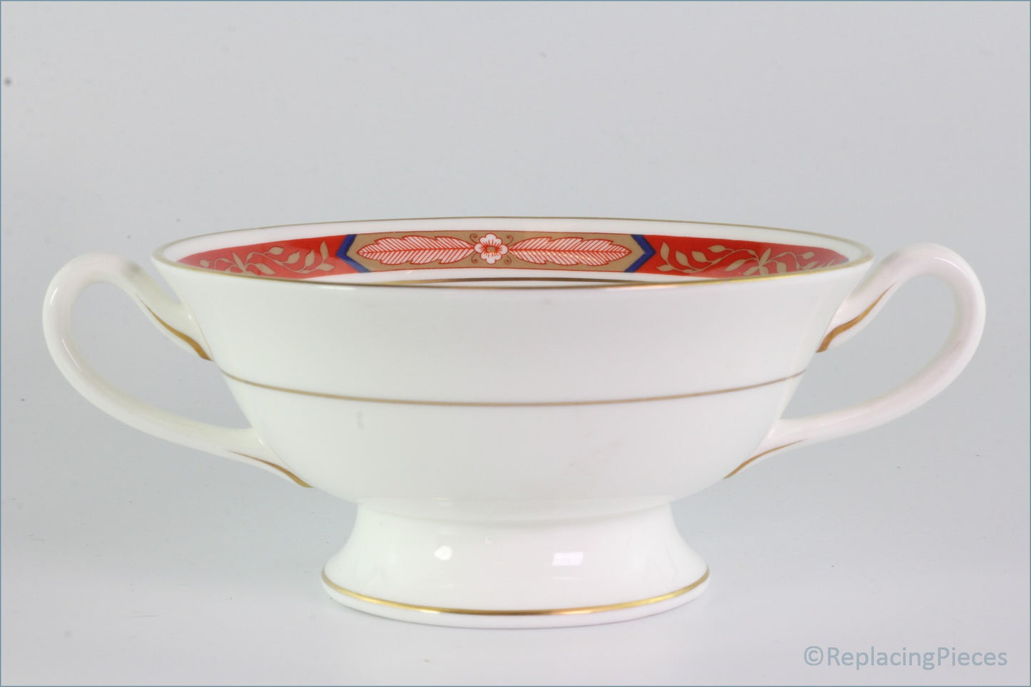 Royal Worcester - Beaufort Red - Soup Cup