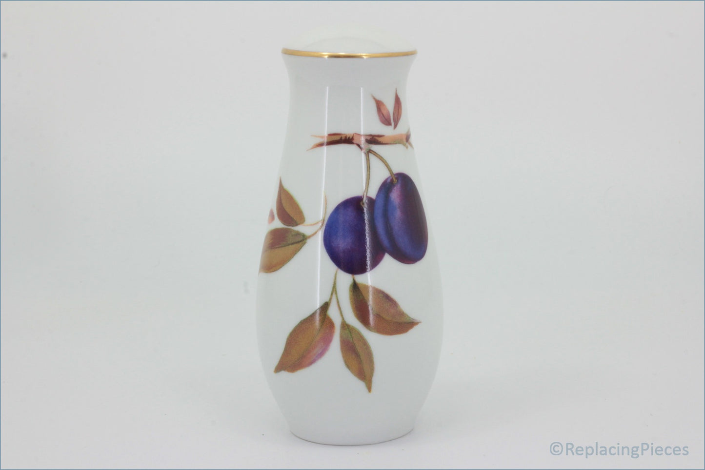 Royal Worcester - Evesham Gold - 6" Tall Salt Pot