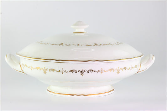 Royal Worcester - Gold Chantilly - Lidded Vegetable Dish