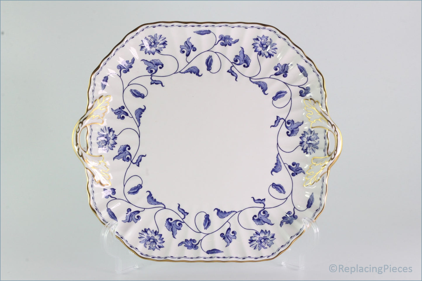 Spode - Blue Colonel - Square Bread & Butter Serving Plate