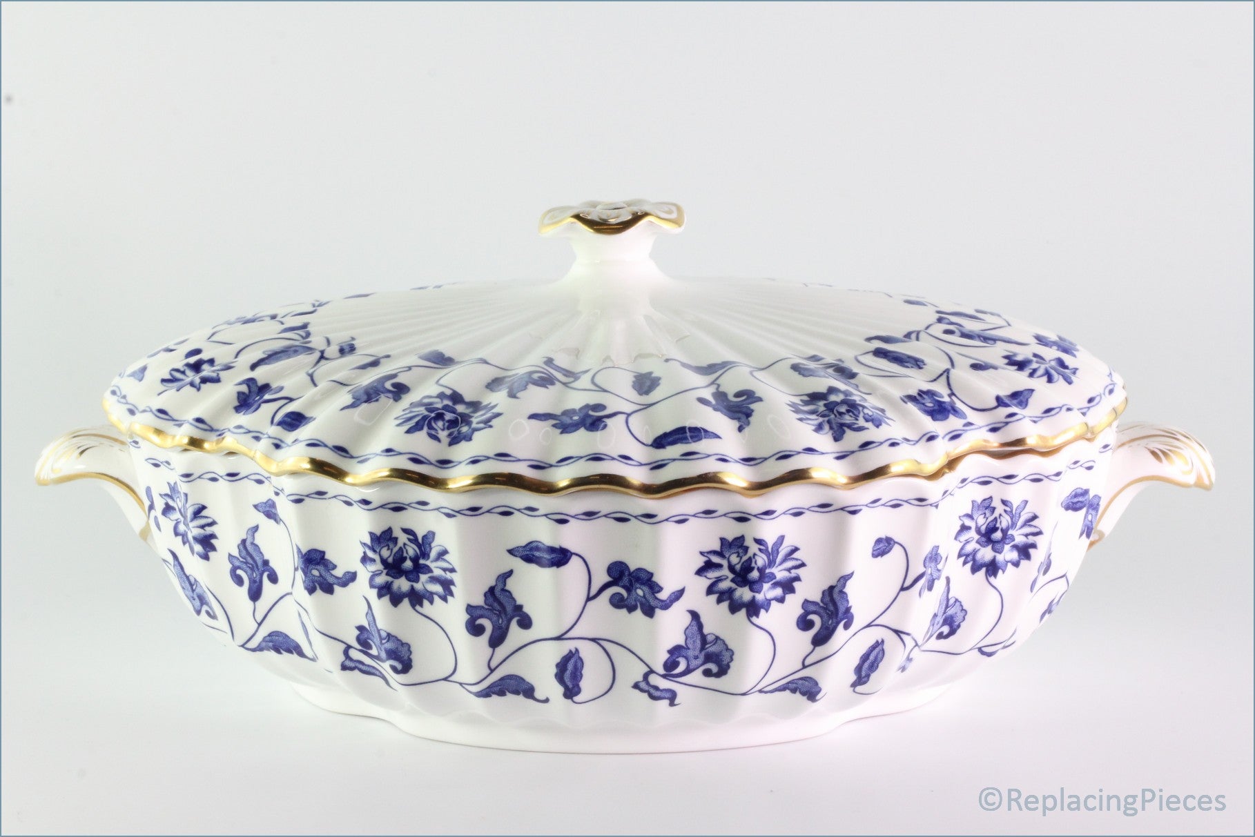 Spode Blue Colonel Lidded Vegetable Dish – ReplacingPieces