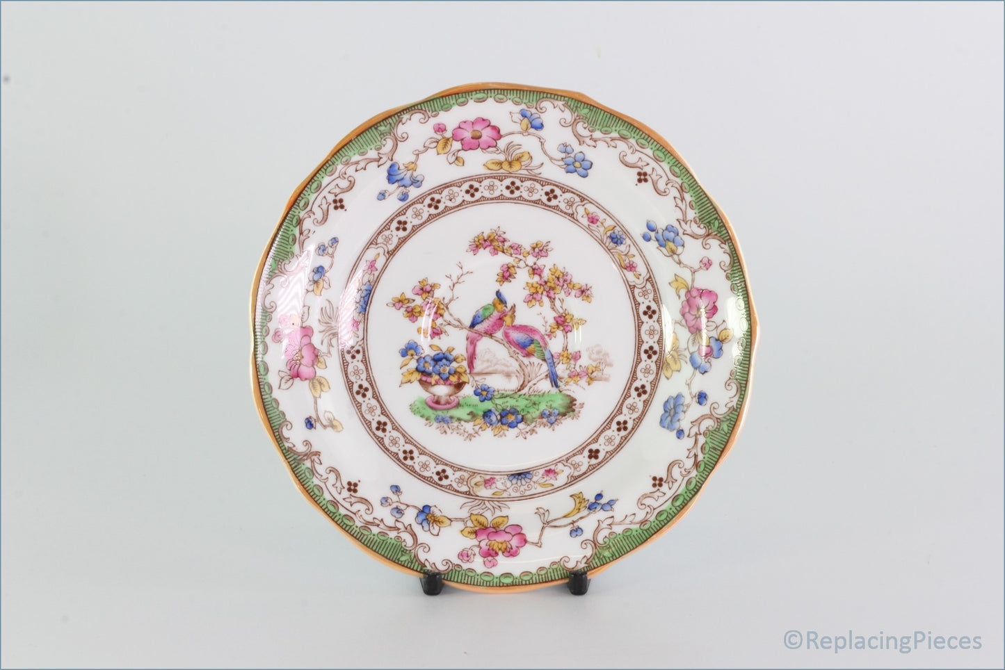 Spode - Eden (Orange Edge) - Tea Saucer