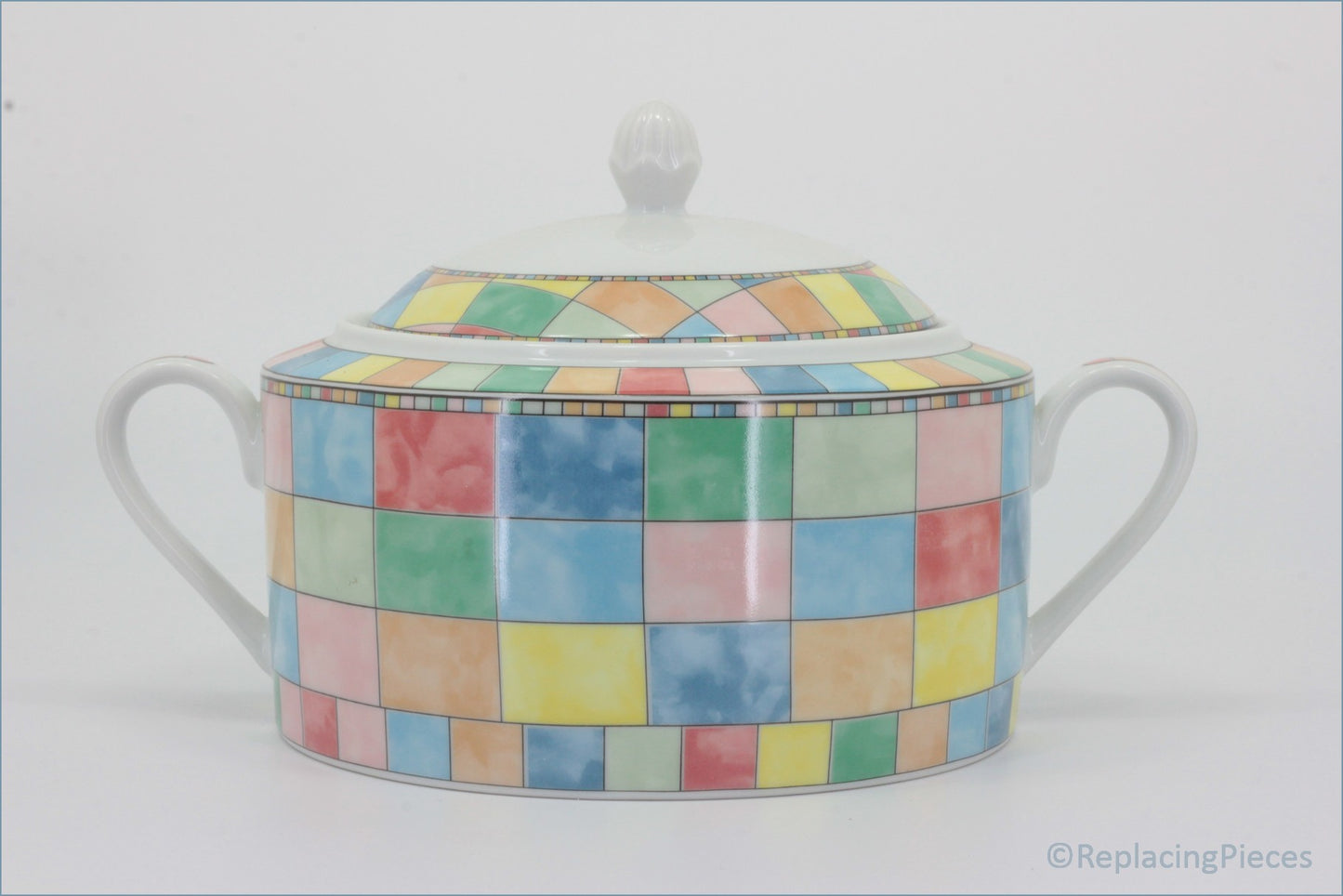 TTC - Mardi Gras - Lidded Vegetable Dish