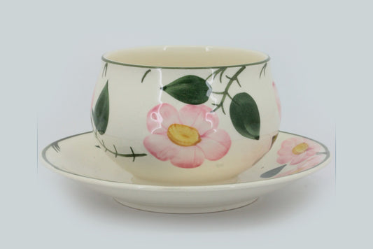 Villeroy & Boch - Wild Rose - Gravy Boat And Fixed Stand